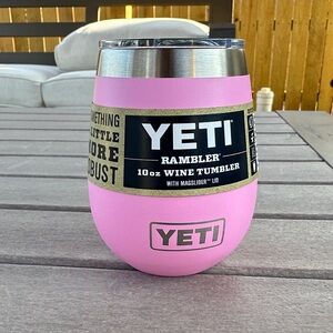 YETI Rambler Pink Wine Tumbler